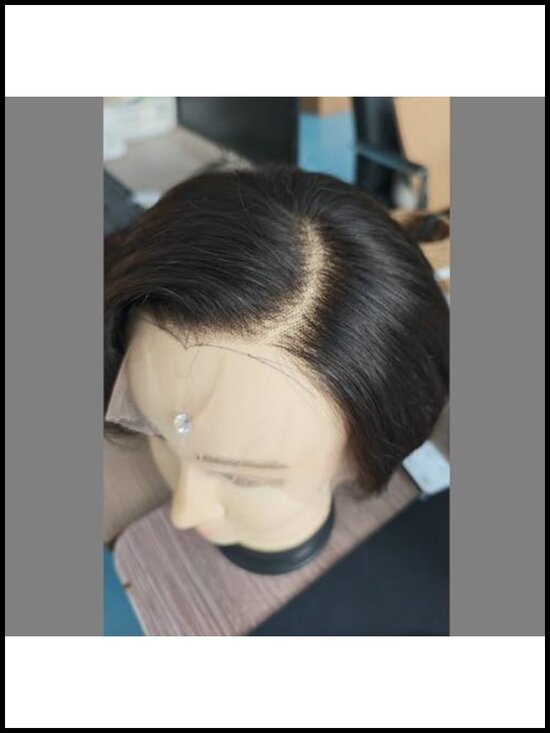 Straight Bob Pixie Cut Wig 13X4 HD Lace Front Glueless Virgin Brazilian Human main image 4